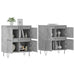 Servante, 2 piese, gri beton, lemn prelucrat - WALTI WALTI