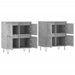 Servante, 2 piese, gri beton, lemn prelucrat - WALTI WALTI