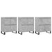 Servante, 3 piese, gri beton, lemn prelucrat - WALTI WALTI