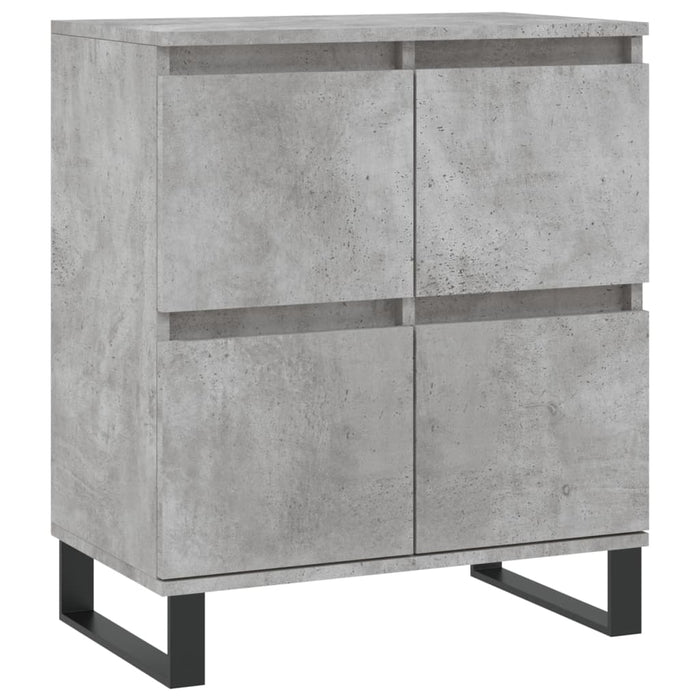 Servante, 3 piese, gri beton, lemn prelucrat - WALTI WALTI