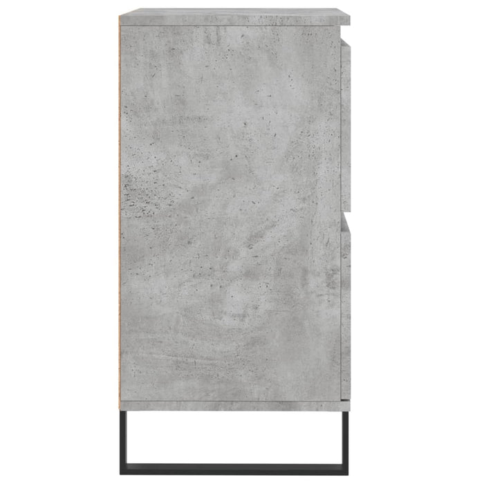 Servante, 3 piese, gri beton, lemn prelucrat - WALTI WALTI