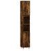 Set mobilier de baie, 3 piese, stejar fumuriu, lemn prelucrat - WALTI WALTI