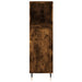 Set mobilier de baie, 3 piese, stejar fumuriu, lemn prelucrat - WALTI WALTI