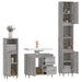Set mobilier de baie, 3 piese, gri sonoma, lemn prelucrat - WALTI WALTI