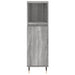Set mobilier de baie, 3 piese, gri sonoma, lemn prelucrat - WALTI WALTI