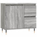 Set mobilier de baie, 3 piese, gri sonoma, lemn prelucrat - WALTI WALTI