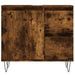 Set mobilier de baie, 3 piese, stejar fumuriu, lemn prelucrat - WALTI WALTI
