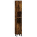 Set mobilier de baie, 3 piese, stejar fumuriu, lemn prelucrat - WALTI WALTI
