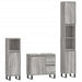 Set mobilier de baie, 3 piese, gri sonoma, lemn prelucrat - WALTI WALTI