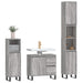 Set mobilier de baie, 3 piese, gri sonoma, lemn prelucrat - WALTI WALTI