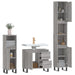 Set mobilier de baie, 3 piese, gri sonoma, lemn prelucrat - WALTI WALTI