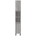 Set mobilier de baie, 3 piese, gri sonoma, lemn prelucrat - WALTI WALTI