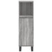 Set mobilier de baie, 3 piese, gri sonoma, lemn prelucrat - WALTI WALTI