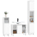 Set mobilier de baie, 3 piese, alb, lemn compozit - WALTI WALTI