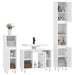 Set mobilier de baie, 3 piese, alb, lemn compozit - WALTI WALTI
