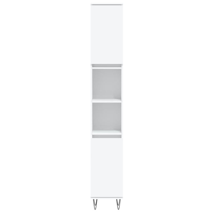 Set mobilier de baie, 3 piese, alb, lemn compozit - WALTI WALTI