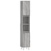 Set mobilier de baie, 3 piese, gri sonoma, lemn prelucrat - WALTI WALTI