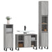 Set mobilier de baie, 3 piese, gri sonoma, lemn prelucrat - WALTI WALTI