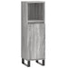 Set mobilier de baie, 3 piese, gri sonoma, lemn prelucrat - WALTI WALTI