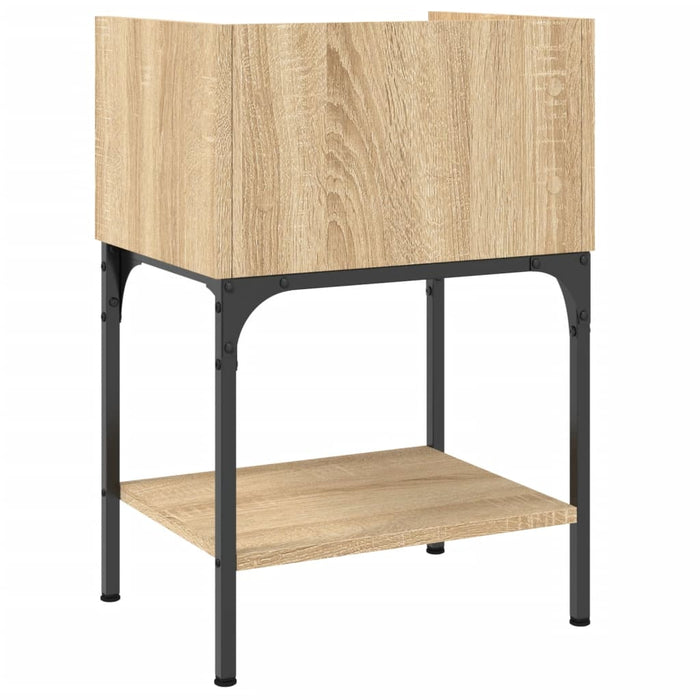 Noptiere, 2 buc., stejar sonoma, 40,5x31x60 cm, lemn compozit - WALTI WALTI