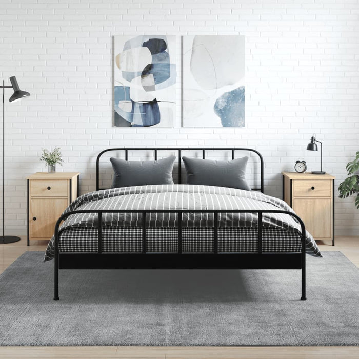 Noptiere, 2 buc., stejar sonoma, 40x42x60 cm, lemn prelucrat - WALTI WALTI