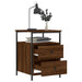 Noptieră, stejar maro, 44x45x60 cm, lemn compozit - WALTI WALTI