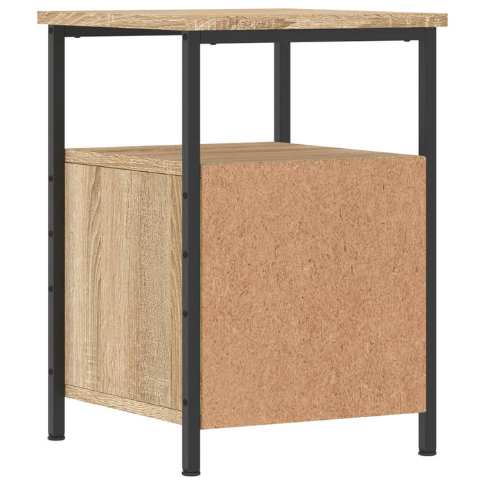 Noptiere, 2 buc., stejar sonoma, 34x35,5x50 cm, lemn compozit - WALTI WALTI
