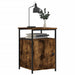 Noptieră, stejar fumuriu, 40x42x60 cm, lemn prelucrat - WALTI WALTI