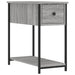 Noptiere, 2 buc., gri sonoma, 30x60x60 cm, lemn prelucrat - WALTI WALTI