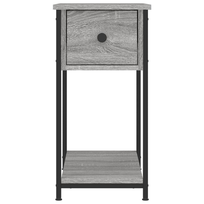 Noptiere, 2 buc., gri sonoma, 30x60x60 cm, lemn prelucrat - WALTI WALTI