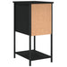 Noptiere, 2 buc., negru, 32x42x70 cm, lemn compozit - WALTI WALTI