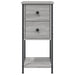 Noptiere, 2 buc., gri sonoma, 32x42x70 cm, lemn compozit - WALTI WALTI
