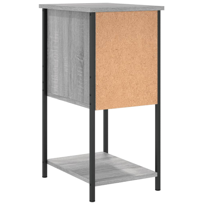 Noptiere, 2 buc., gri sonoma, 32x42x70 cm, lemn compozit - WALTI WALTI