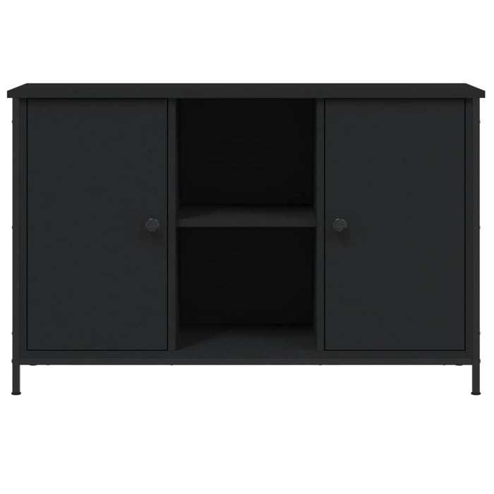 Comodă TV, negru, 100x35x65 cm, lemn compozit - WALTI WALTI