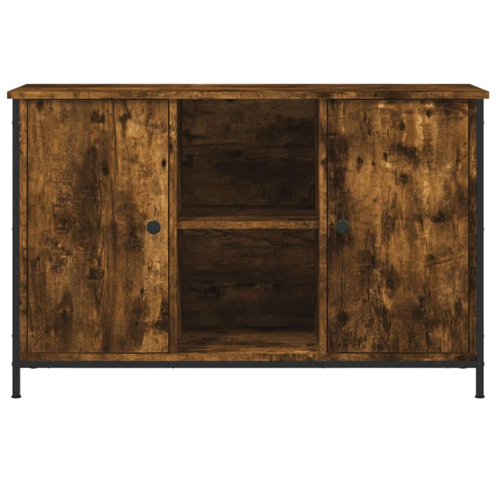 Comodă TV, stejar fumuriu, 100x35x65 cm, lemn compozit - WALTI WALTI