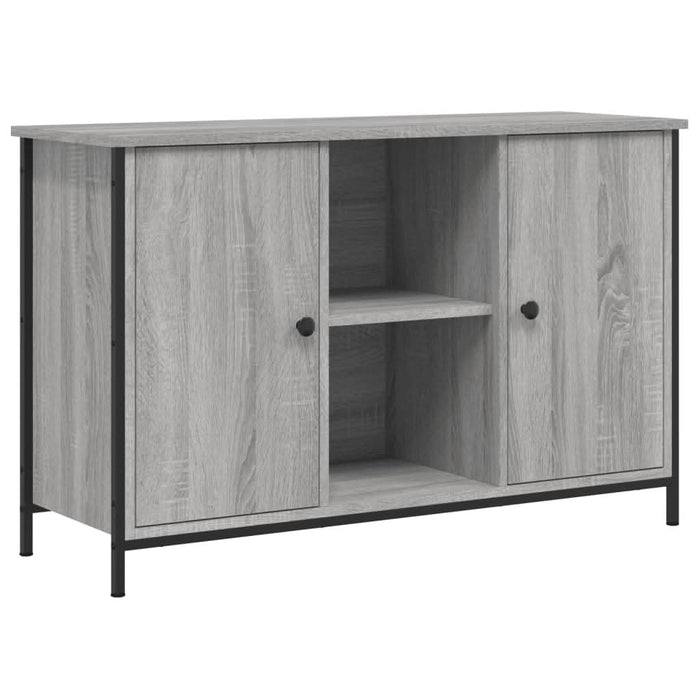 Comodă TV, gri sonoma, 100x35x65 cm, lemn compozit - WALTI WALTI