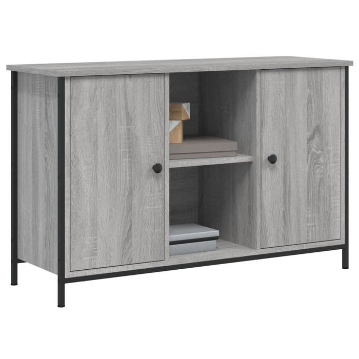 Comodă TV, gri sonoma, 100x35x65 cm, lemn compozit - WALTI WALTI