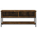 Dulap TV, stejar afumat, 100x35x45 cm, lemn prelucrat - WALTI WALTI