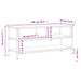 Dulap TV, stejar afumat, 100x35x45 cm, lemn prelucrat - WALTI WALTI