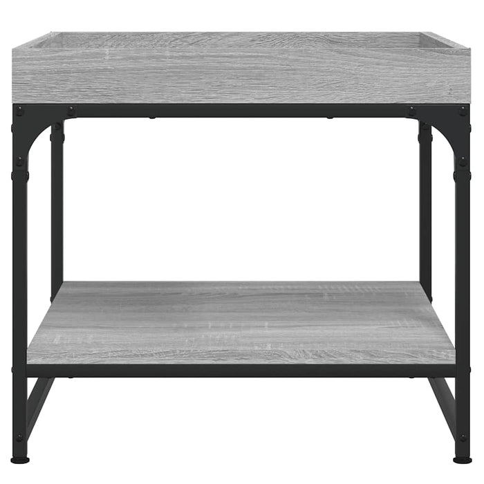 Masă de cafea, gri sonoma, 49,5x49,5x45 cm, lemn compozit - WALTI WALTI