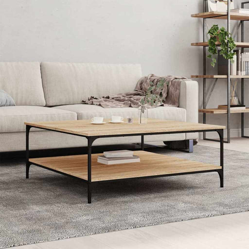 Măsuță de cafea stejar sonoma 100x100x40 cm lemn prelucrat - WALTI WALTI