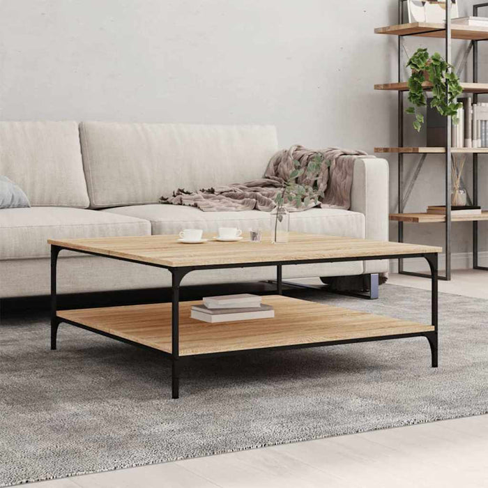 Măsuță de cafea stejar sonoma 100x100x40 cm lemn prelucrat - WALTI WALTI