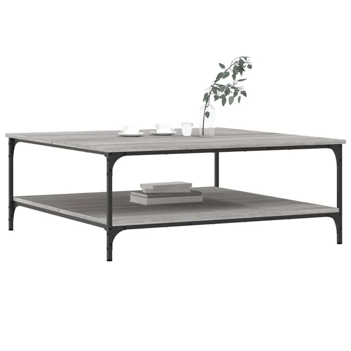 Măsuță de cafea gri sonoma 100x100x40 cm lemn prelucrat WALTI