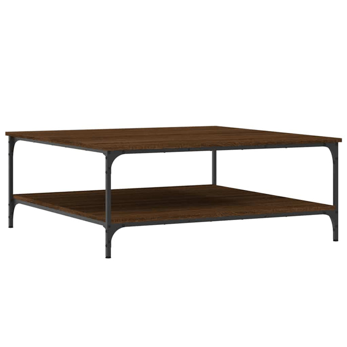 Măsuță de cafea, stejar maro, 100x100x40 cm, lemn prelucrat WALTI