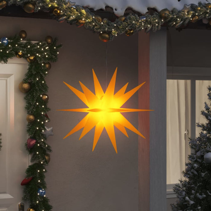 Lumini de Crăciun cu LED-uri, 3 buc., galben, 100 cm, pliabil WALTI