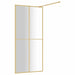 Paravan duș walk-in, auriu, 80x195 cm, sticlă ESG transparentă - WALTI WALTI
