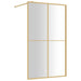 Paravan de duș walk-in auriu 115x195 cm sticlă ESG transparentă - WALTI WALTI