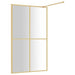 Paravan de duș walk-in auriu 115x195 cm sticlă ESG transparentă - WALTI WALTI