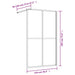 Paravan de duș walk-in auriu 115x195 cm sticlă ESG transparentă - WALTI WALTI