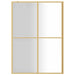 Paravan de duș walk-in, auriu 140x195cm sticlă ESG transparentă - WALTI WALTI